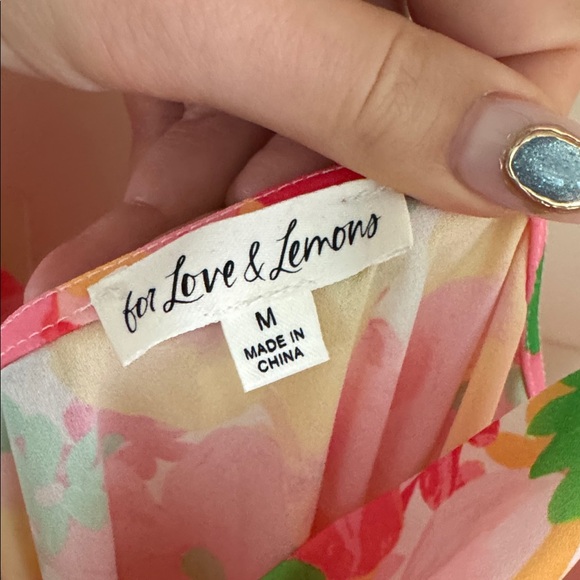 For Love And Lemons Colorful Floral Dress - Picture 6 of 8